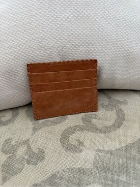 Leather card wallet